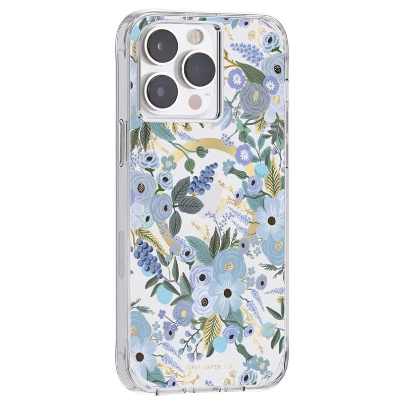 Rifle Paper Clear MagSafe - Case for iPhone 14 Pro Max (Garden Party Blue) - 9
