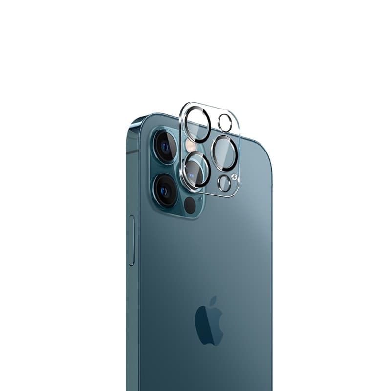 Crong Lens Shield - Vetro per la fotocamera e l'obiettivo dell'iPhone 12 Pro - 4