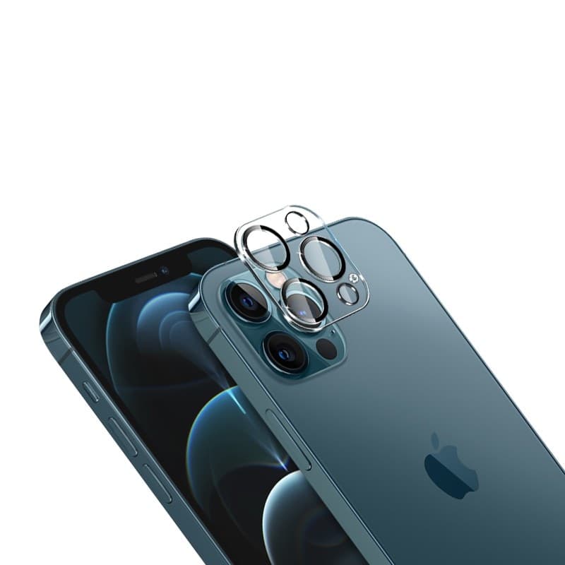 Crong Lens Shield - Vetro per la fotocamera e l'obiettivo dell'iPhone 12 Pro - 5