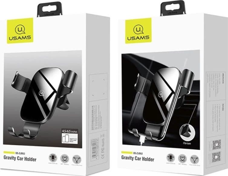 USAMS US-ZJ052 - Gravity car holder for air vents (Black) - 10
