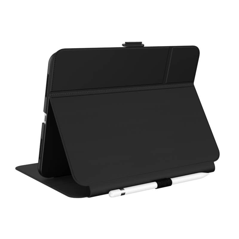 Speck Balance Folio – Custodia per iPad 11" (2025) / 10.9" (2022) con rivestimento MICROBAN con magnete e supporto (nero) - 12