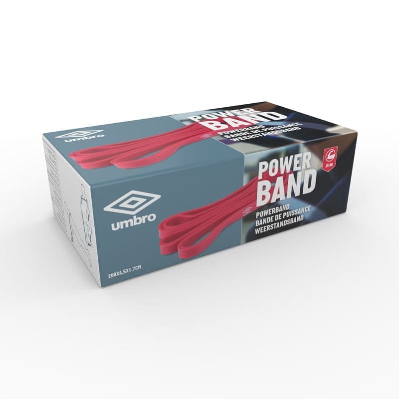 Umbro - Exercise resistance rubber 25kg (Red) - 4