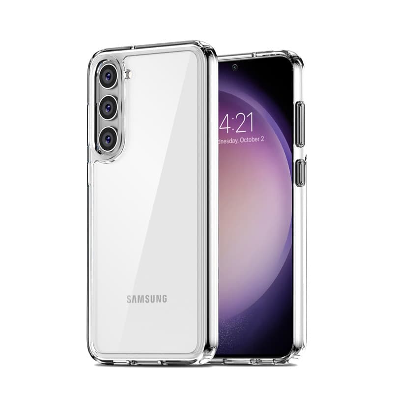 Crong Crystal Shield Cover - Custodia per Samsung Galaxy S23+ (trasparente) - 4