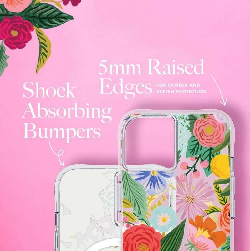 Rifle Paper Clear MagSafe - Case for iPhone 14 Plus (Garden Party Blush) - 15