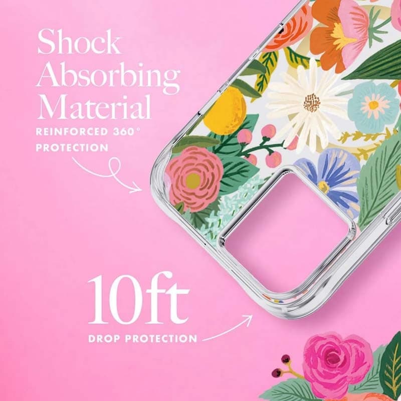 Rifle Paper Clear MagSafe - Case for iPhone 14 Plus (Garden Party Blush) - 6