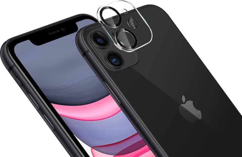 Crong Lens Shield - Vetro per la fotocamera e l'obiettivo dell'iPhone 11 - 2