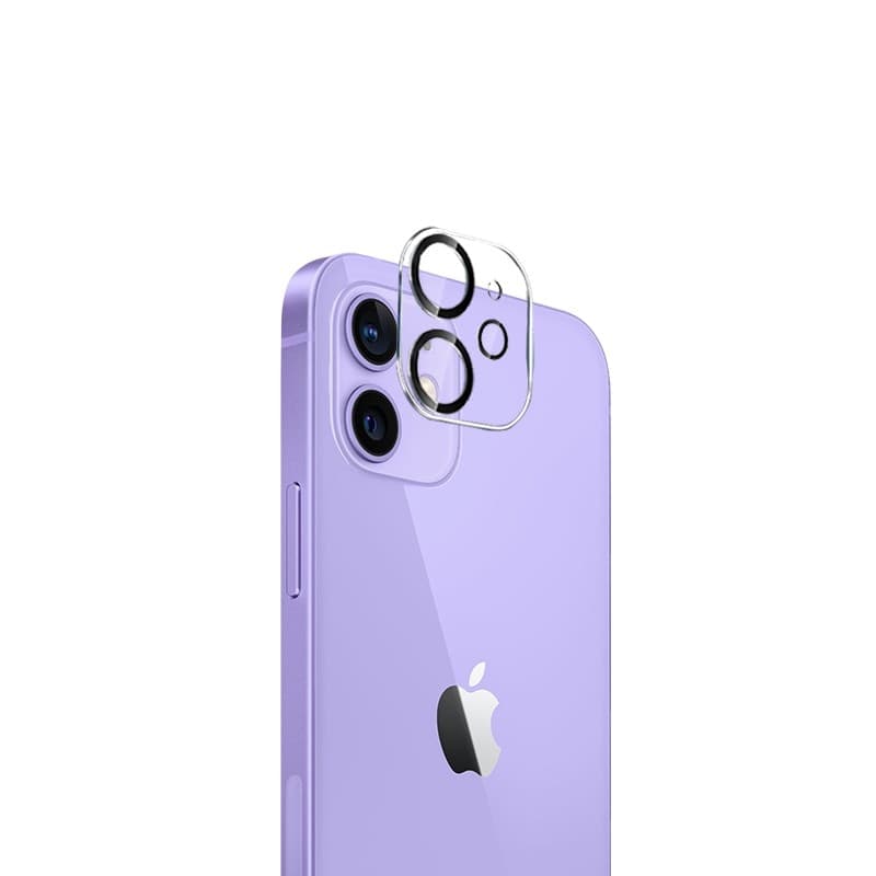 Crong Lens Shield - Vetro per la fotocamera e l'obiettivo dell'iPhone 12 - 4