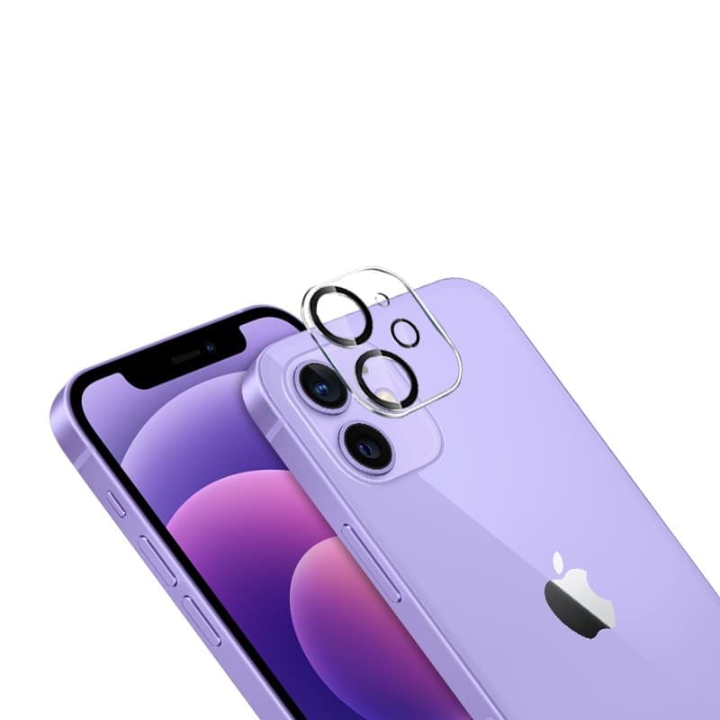 Crong Lens Shield - Vetro per la fotocamera e l'obiettivo dell'iPhone 12 - 5