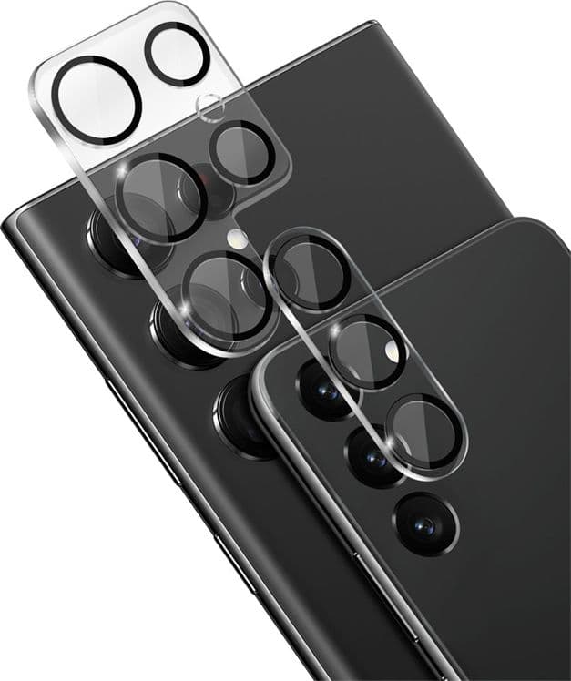 Crong Lens Shield - Vetro per la fotocamera e l'obiettivo del Samsung Galaxy S23 Ultra - 2