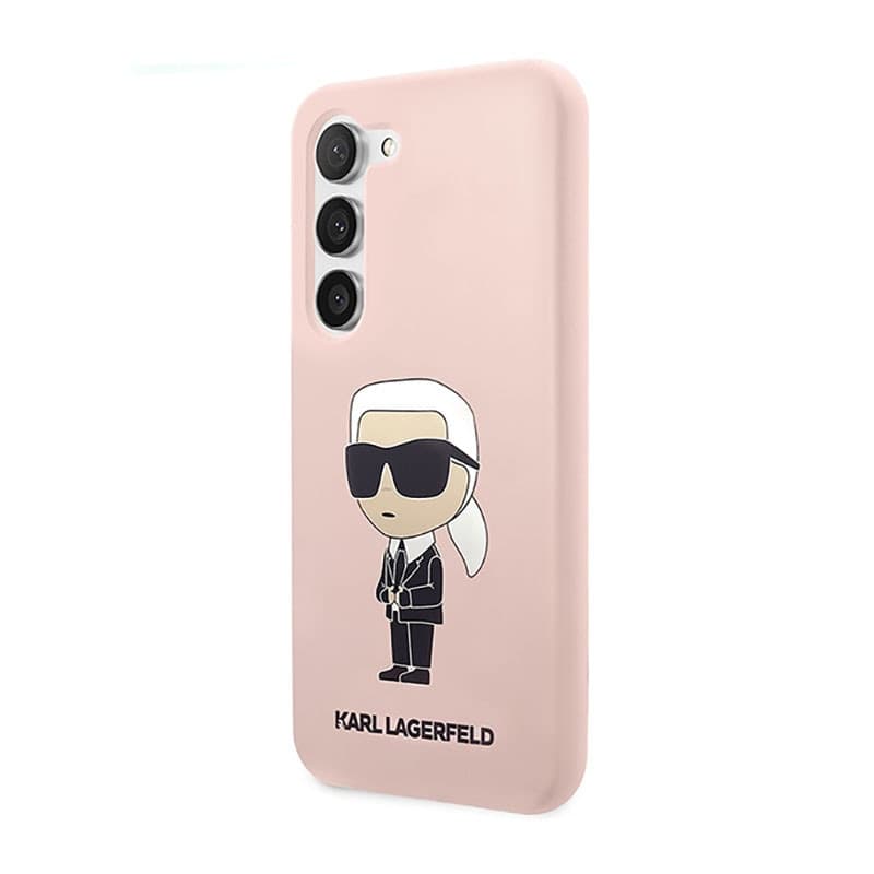 Karl Lagerfeld Silicone NFT Ikonik - Case for Samsung Galaxy S23 (Pink) - 2