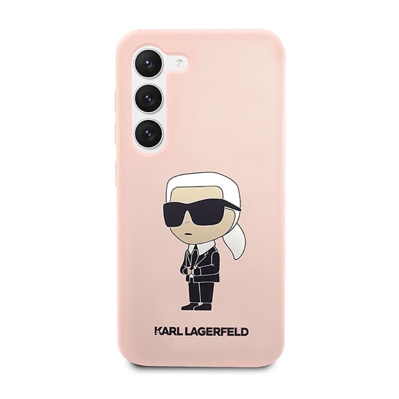 Karl Lagerfeld Silicone NFT Ikonik - Case for Samsung Galaxy S23 (Pink) - 11