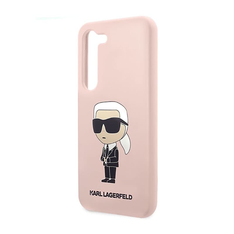 Karl Lagerfeld Silicone NFT Ikonik - Case for Samsung Galaxy S23 (Pink) - 14