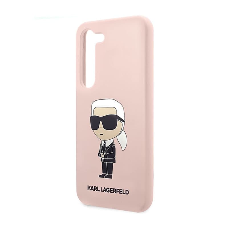 Karl Lagerfeld Silicone NFT Ikonik - Case for Samsung Galaxy S23 (Pink) - 6