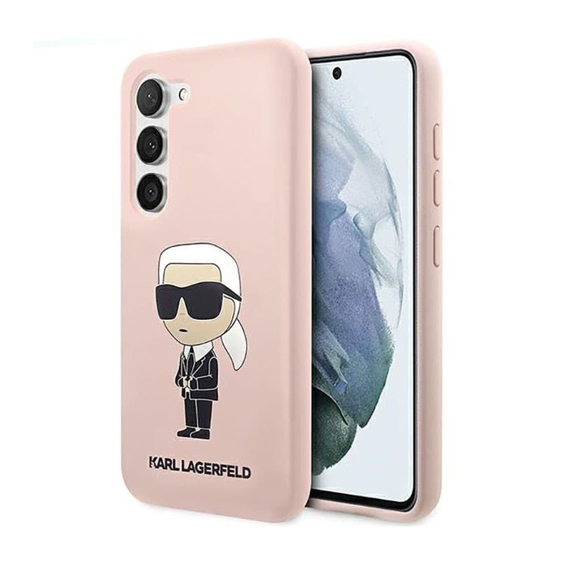 Karl Lagerfeld Silicone NFT Ikonik - Case for Samsung Galaxy S23 (Pink) - 9
