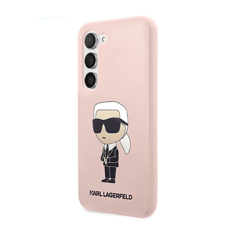 Karl Lagerfeld Silicone NFT Ikonik - Case for Samsung Galaxy S23 (Pink) - 10