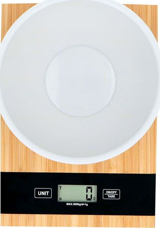 Alpina - Digital bamboo kitchen scale 5 kg - 4
