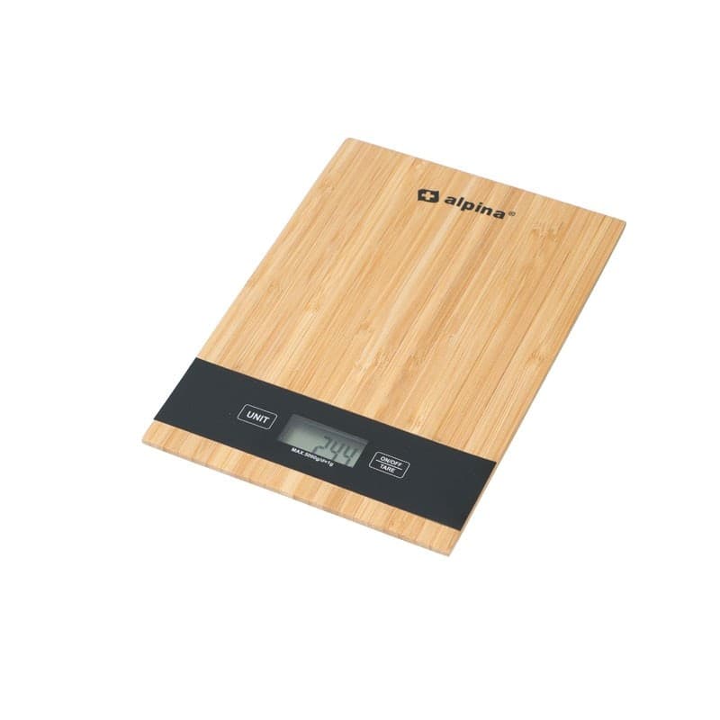 Alpina - Digital bamboo kitchen scale 5 kg - 8