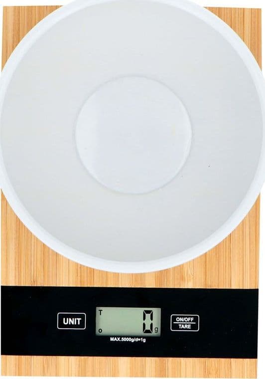 Alpina - Digital bamboo kitchen scale 5 kg - 9