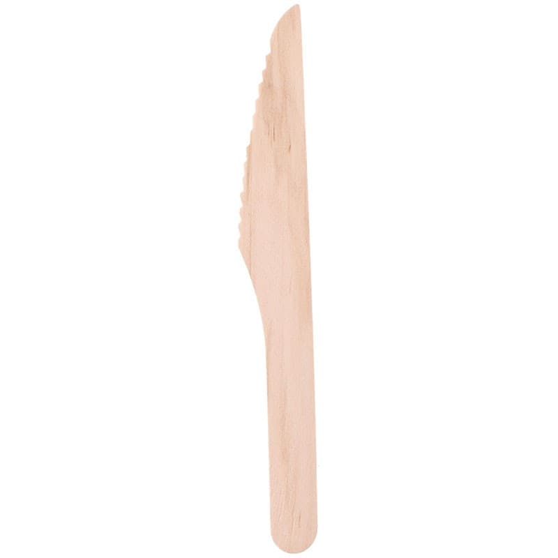 Cuisine Elegance - Disposable wooden knives 12 pcs. - 3