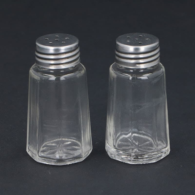 Alpina - Salt and pepper shakers in glass 2 pcs. - 2
