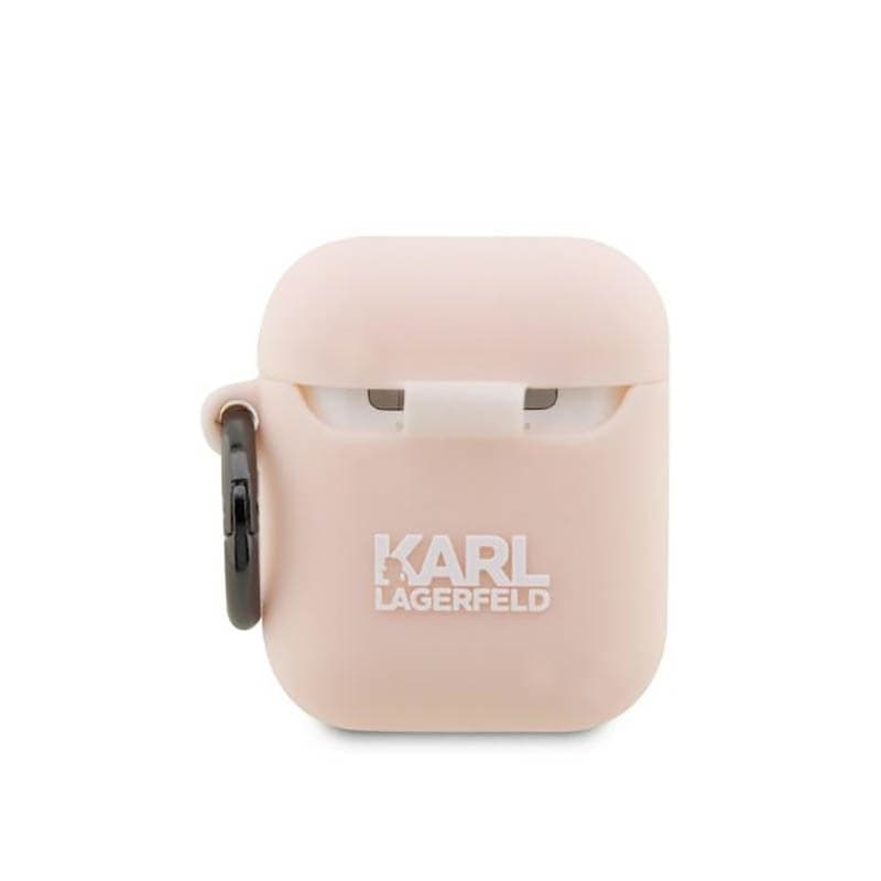 Karl Lagerfeld Silicone NFT Choupette Head 3D - AirPods 1/2 gen case (pink) - 2