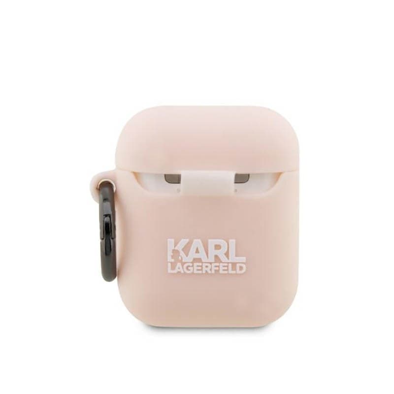 Karl Lagerfeld Silicone NFT Choupette Head 3D - AirPods 1/2 gen case (pink) - 5