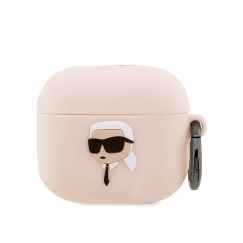 Karl Lagerfeld Silicone NFT Karl Head 3D - AirPods 3 Case (pink) - 4
