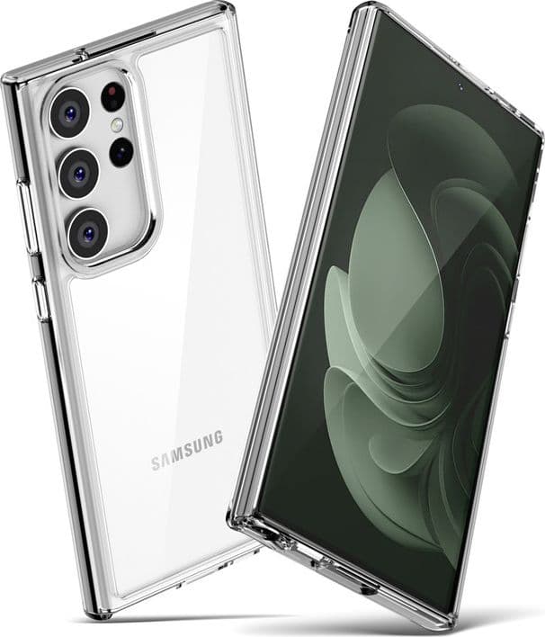 Crong Crystal Shield Cover - Custodia per Samsung Galaxy S23 Ultra (trasparente) - 3
