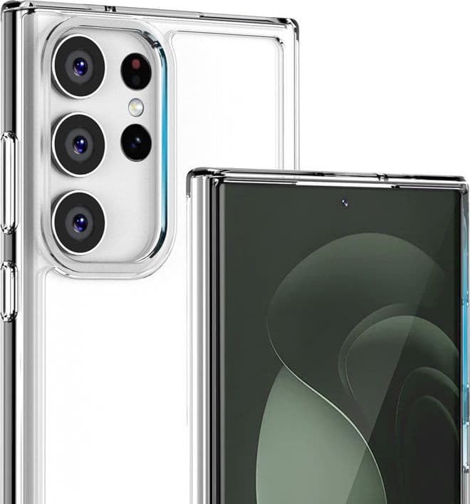 Crong Crystal Shield Cover - Custodia per Samsung Galaxy S23 Ultra (trasparente) - 5