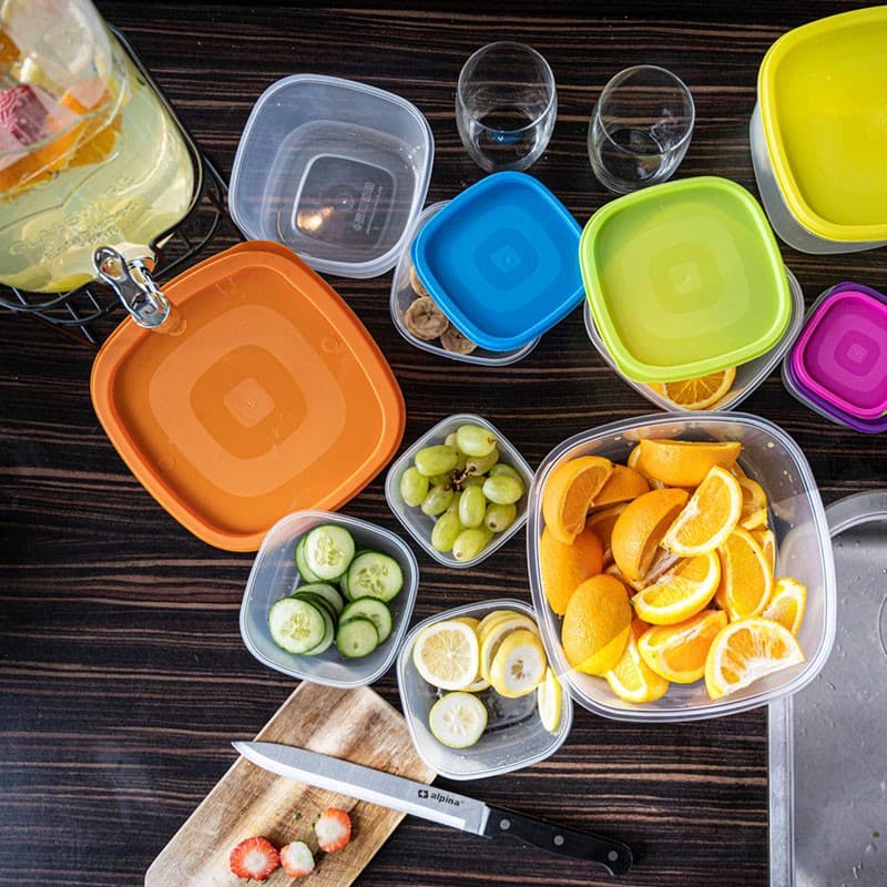 Set of 7 food storage containers - 17