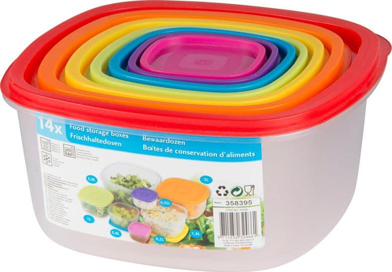 Set of 7 food storage containers - 4