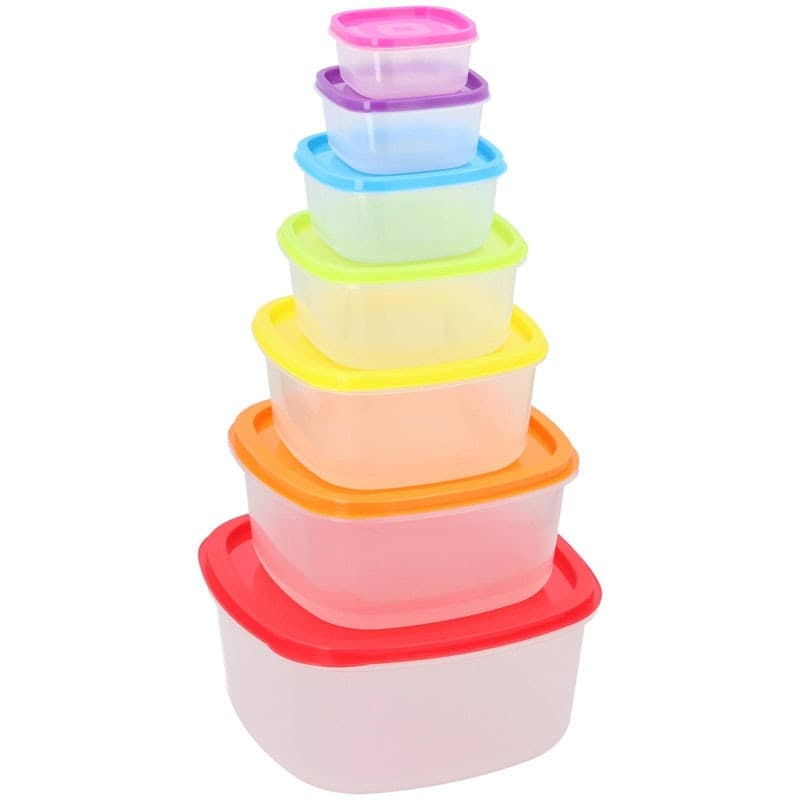 Set of 7 food storage containers - 6
