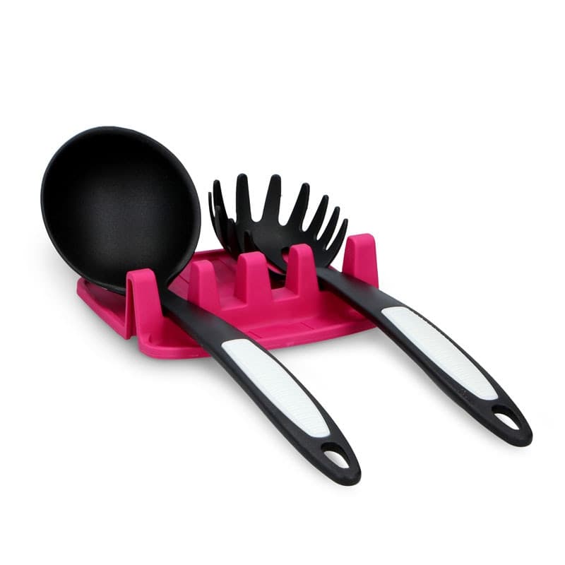 Alpina - Spoon holder / kitchen utensil holder 2 pcs (pink) - 2