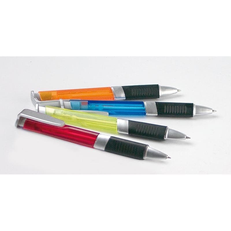 Topwrite - Ballpoint pen set with rubber grip blue 4 pcs. - 4