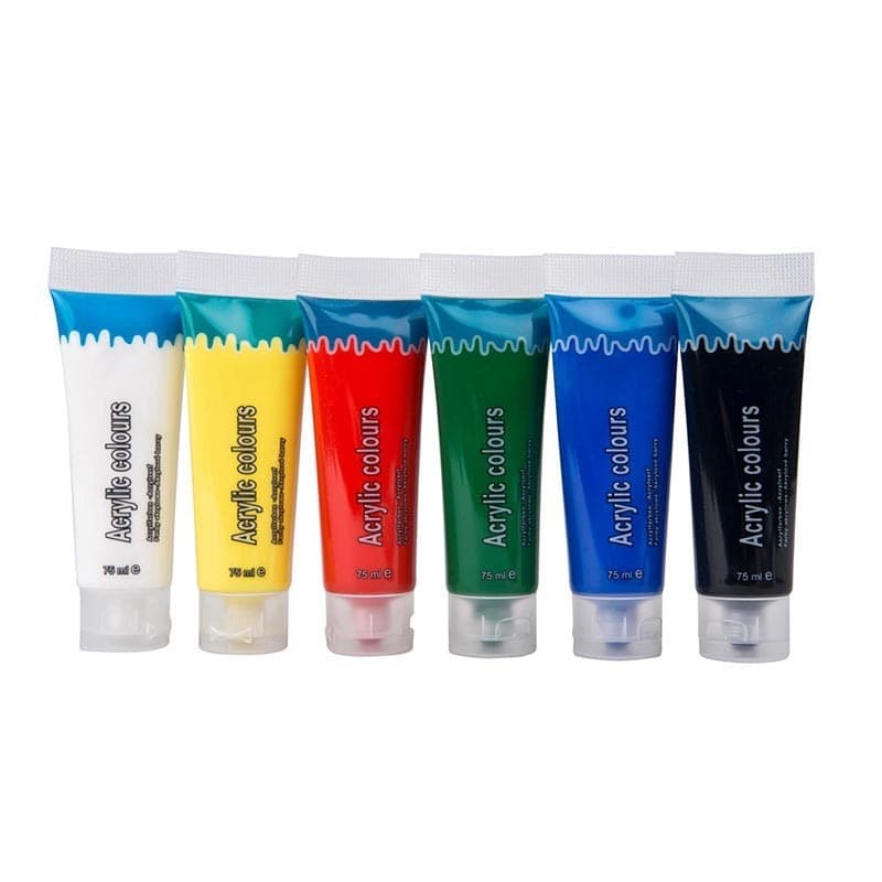 Artico - Set of acrylic paints 75 ml 6 colours - 4