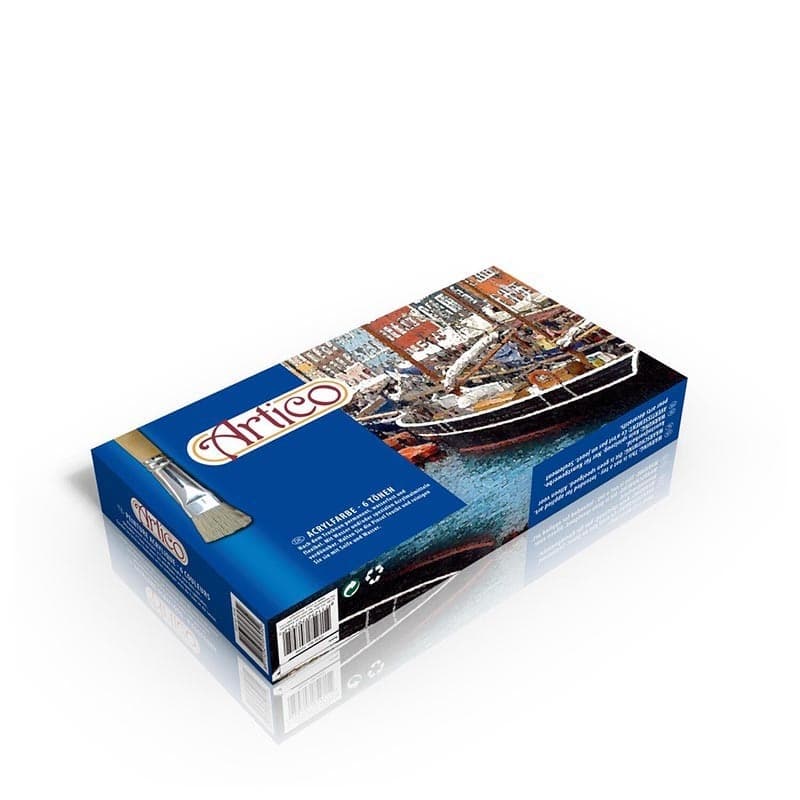 Artico - Set of acrylic paints 75 ml 6 colours - 6