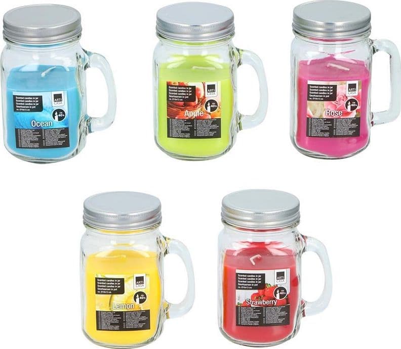 Arti Casa - Scented candle in a jar (Apple) - 7