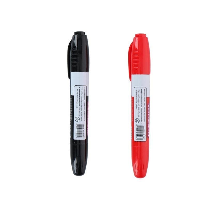 Topwrite - Set of double dry erase board markers 2 pcs. (Black/Red) - 4