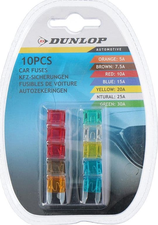 Dunlop - Car fuses 10 pcs. - 3