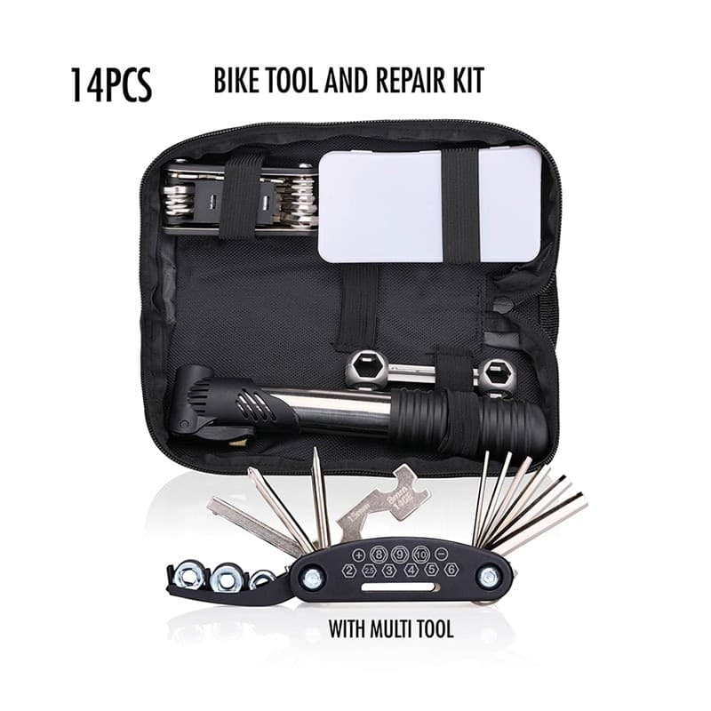 Bicycle Gear - Bike tool set in case 14 items - 11