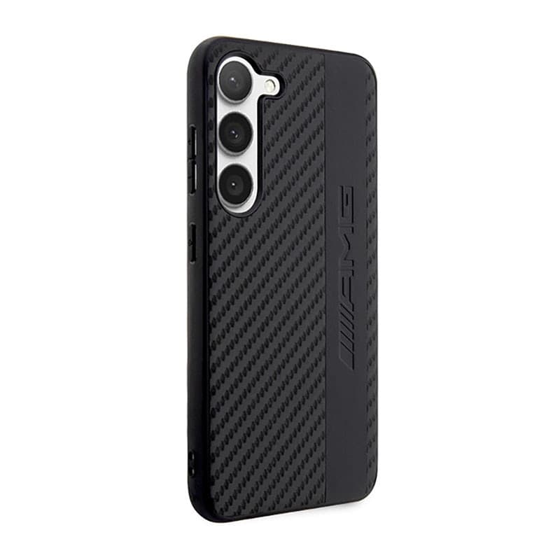 AMG Carbon Stripe & Embossed - Case for Samsung Galaxy S23+ (Black) - 4