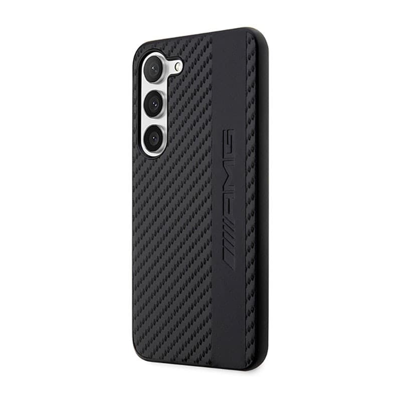 AMG Carbon Stripe & Embossed - Case for Samsung Galaxy S23+ (Black) - 10