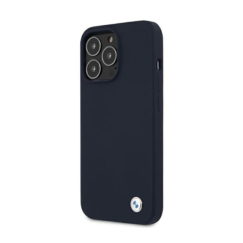 BMW Silicone Signature Llogo - Case for iPhone 13 Pro Max (Navy Blue) - 2
