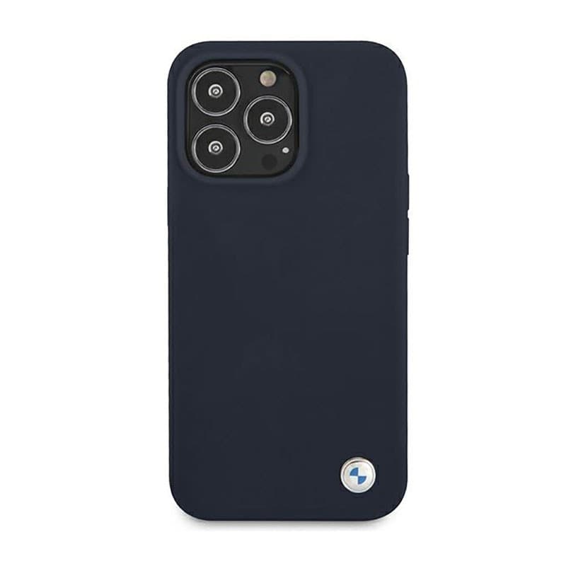 BMW Silicone Signature Llogo - Case for iPhone 13 Pro Max (Navy Blue) - 11