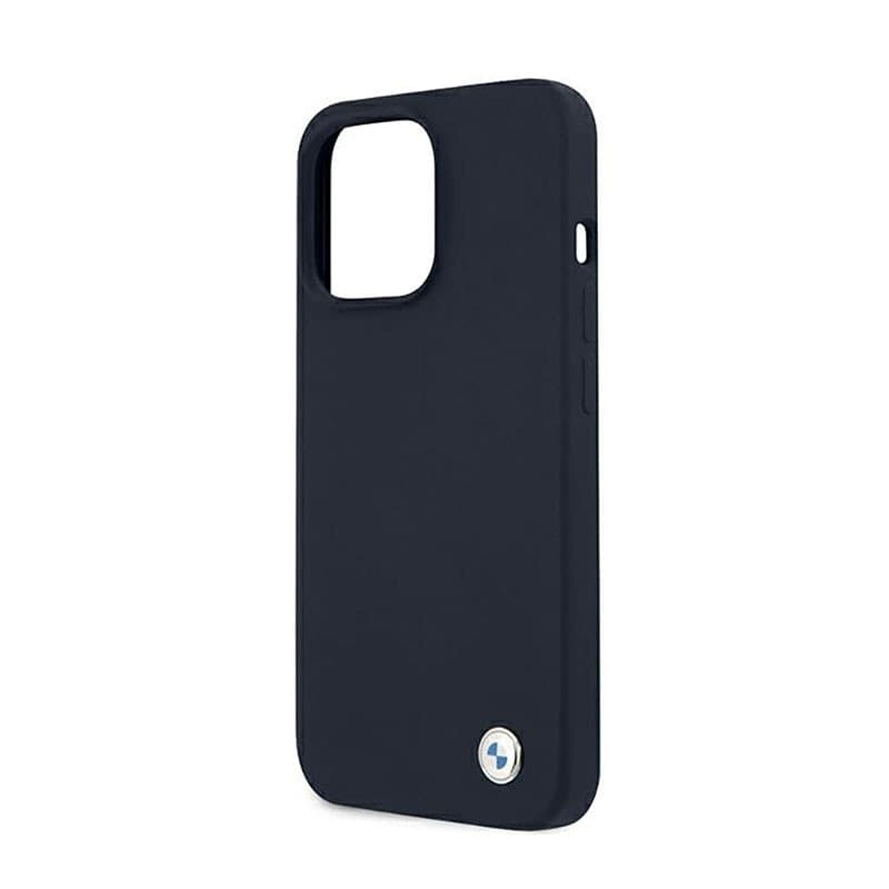 BMW Silicone Signature Llogo - Case for iPhone 13 Pro Max (Navy Blue) - 14