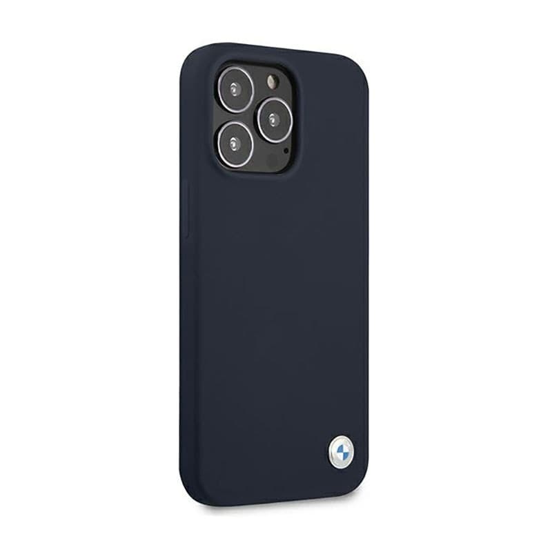 BMW Silicone Signature Llogo - Case for iPhone 13 Pro Max (Navy Blue) - 4