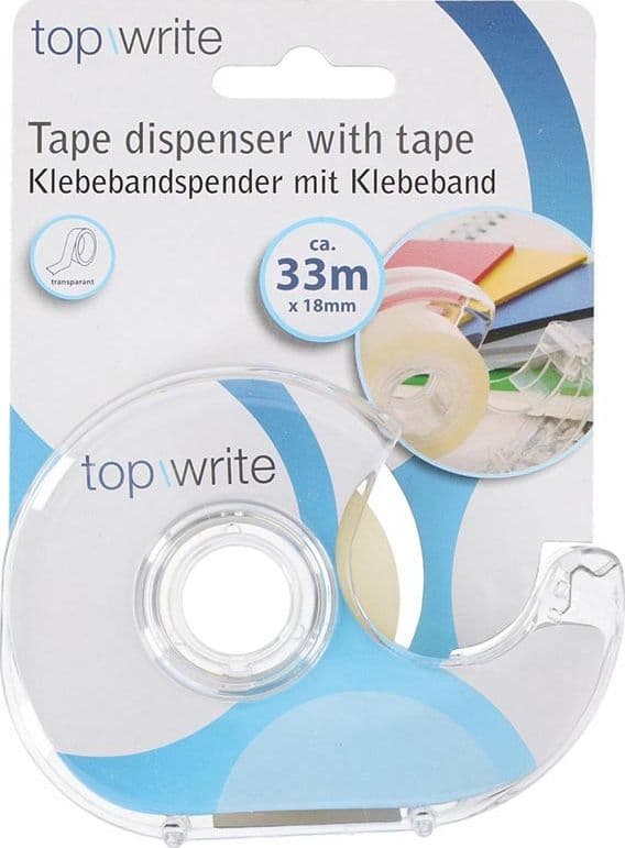 Topwrite - Set of dispenser + adhesive tape - 2