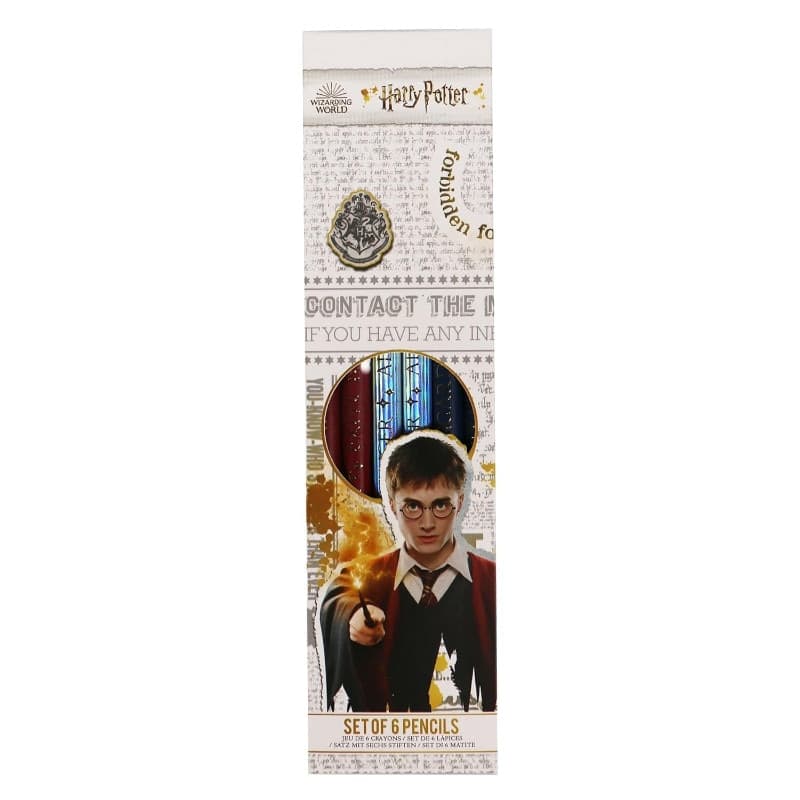 Harry Potter - Set di 6 bacchette e portapenne. - 2