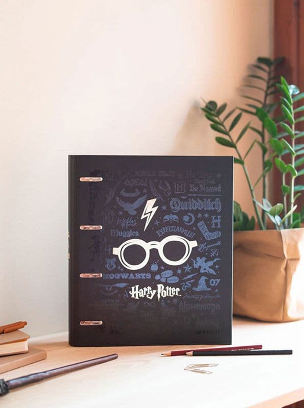 Harry Potter - Raccoglitore A4 con fogli (4 anelli, elastico) - 5