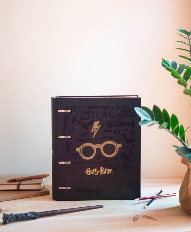 Harry Potter - Raccoglitore A4 (4 anelli, elastico) - 4